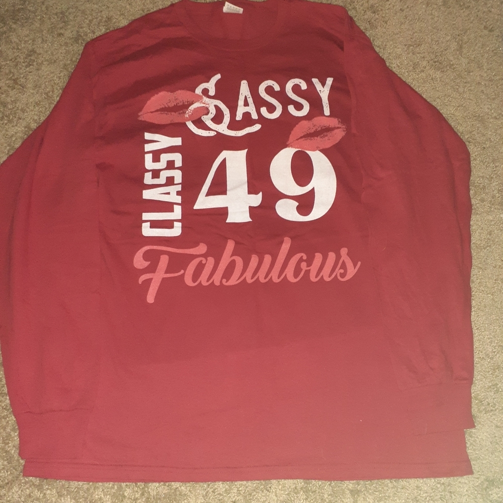 NWOT 49TH birthday tshirt